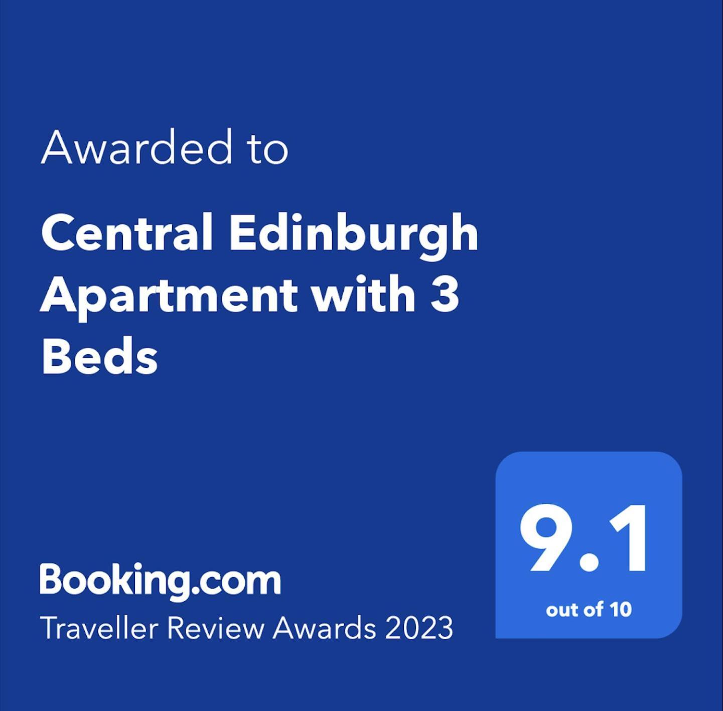 Traveller Award Winner 2024 - Edinburgh Apartment With 3 Beds 외부 사진